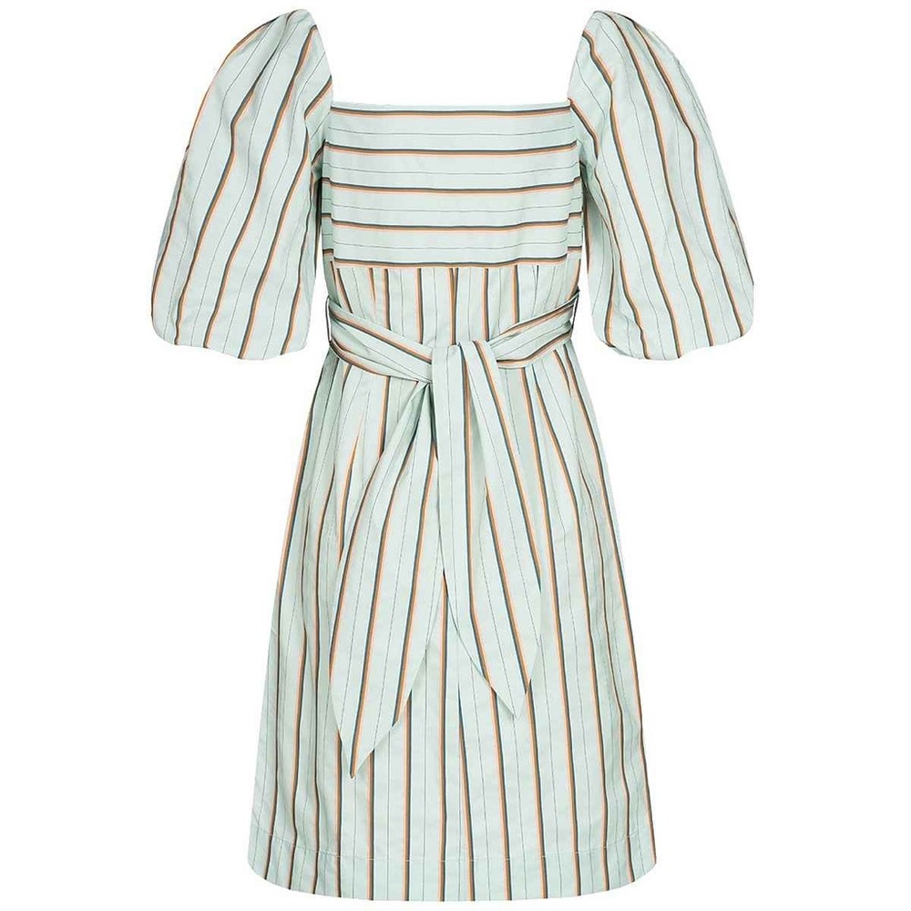 PINKO puff-sleeve ruffled dress size it 42, us s/m - Picture 5 of 7